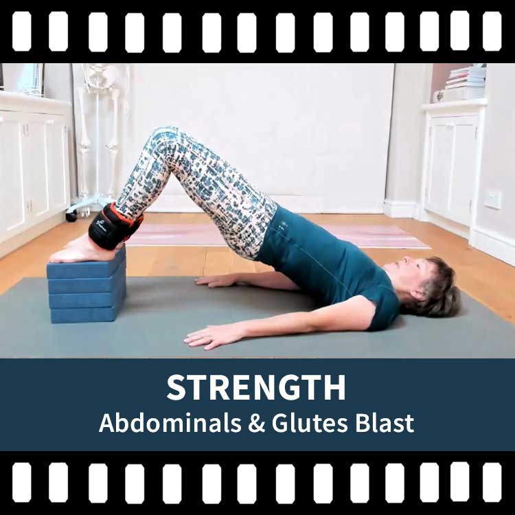 Abdominals Glutes Blast, Strength for Yoga, Yoga Class, Yoga Video, Yoga Recording, Scaravelli Inspired Yoga, Somatic Yoga