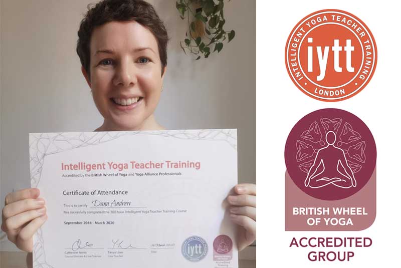 Yoga Teacher Training Course, London, BWY, Scaravelli, Certificate