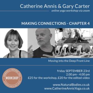 Gary Carter, Catherine Annis Yoga, Scaravelli Inspired Yoga Workshop, Online Zoom